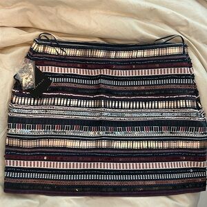 Zara beaded skirt. Never worn NWT size S